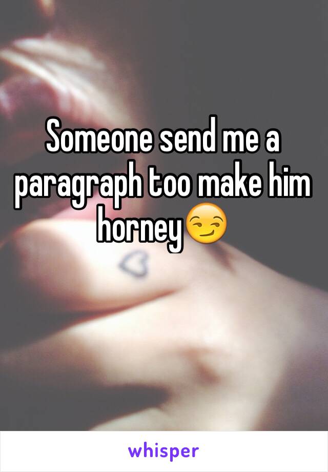 Make Him Horny